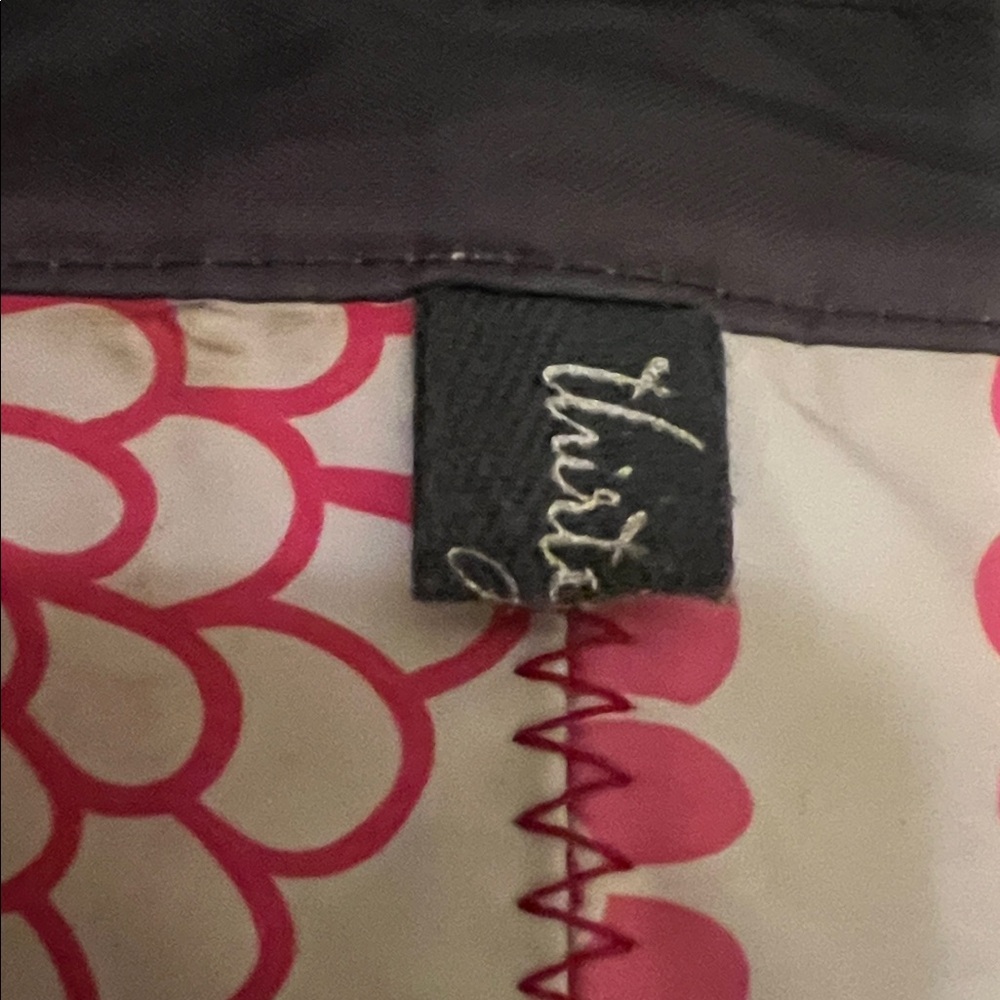 Thirty-One Floral Patterned Drawstring Pouch - Picture 3 of 3